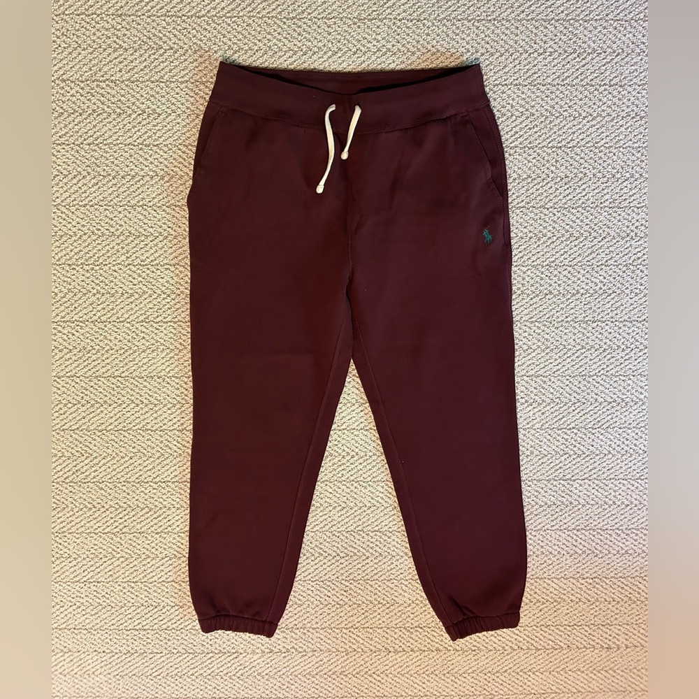 Ralph Lauren maroon joggers